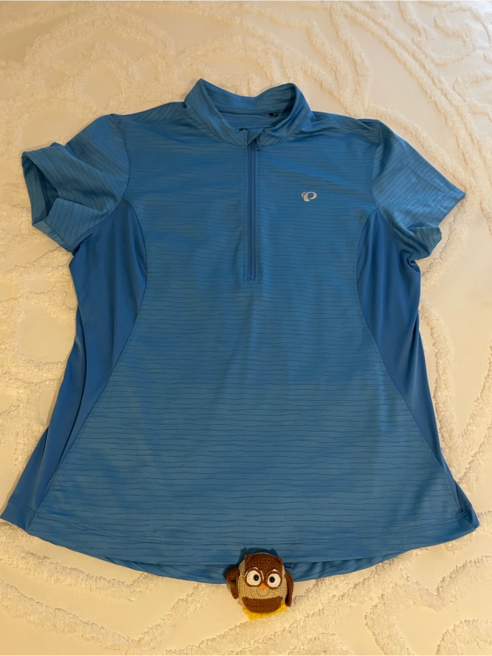 Pearl Izumi Light Blue Women's Short Sleeve Cycling Jersey
